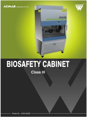 Biosafety Cabinet Class 3