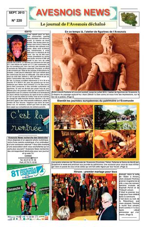 AVESNOIS NEWS N° 220