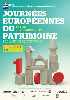 Programme des Journées du Patrimoine - Rhône-Alpes