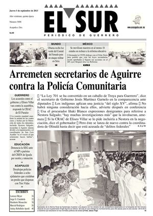 El Sur Jueves 05092013