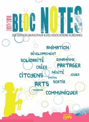 Bloc-notes des services municipaux et des association alréennes 2013-2014