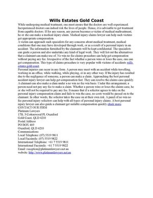 Wills Estates Gold Coast