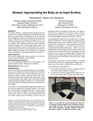 SKINPUT