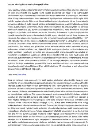 Koppaa pikavippi ilman tekstiviestikuluja, pika luotto, mistä lainaa, pika laina nyt 