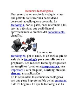 recursos tecnologicos
