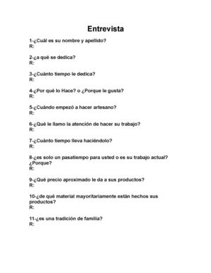 entrevista