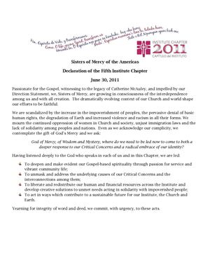 2011 Chapter Declaration