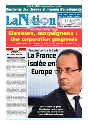 La Nation 08-09-2013