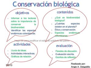 Conservación biológica