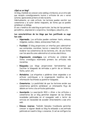 ¿Que es un blog?