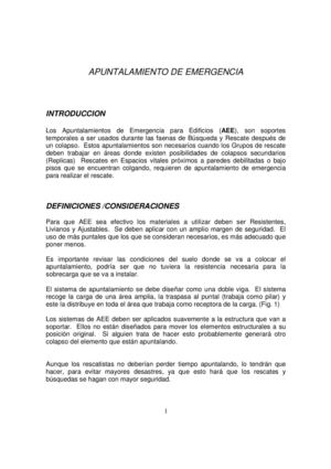 Apuntalamiento de emergencia