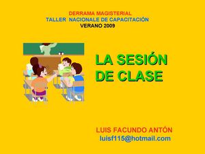 SESIÓN DE APRENDIZAJE