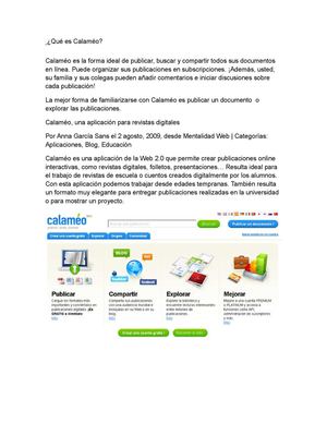 que es calameo