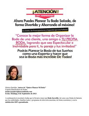 Quiero Planear Mi Boda - Monica bastidas