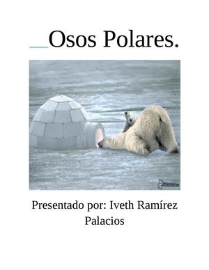 OSOS POLARES IEVTH RAMÍREZ 8B 22