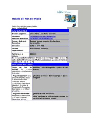 descripcion de un paisaje