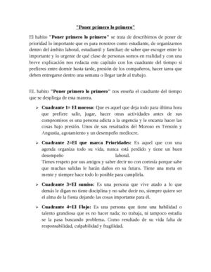 Poner Primero lo Primero - Omar Prado