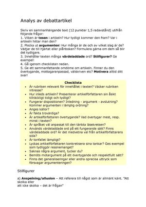 Argumentationsanalys