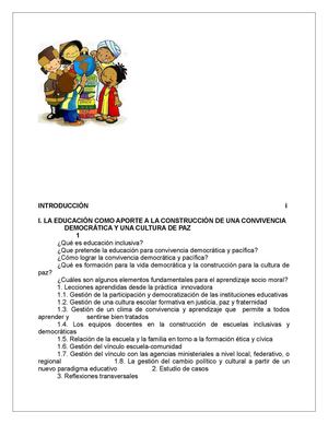 Manual Cultura de Paz