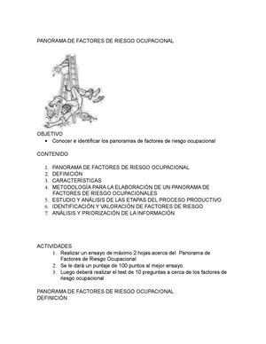 FACTORES DE RIESGO LABORAL 