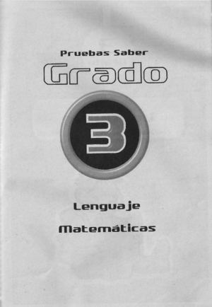 CUADERNILLO SABER LENGUAJE 3°