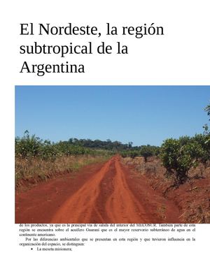 Región del Nordeste 