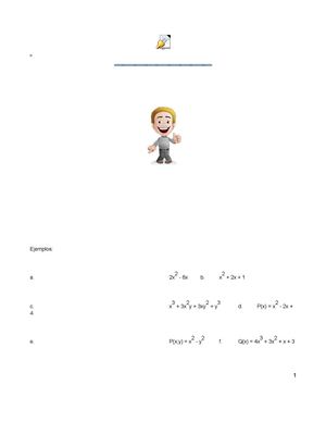 GUIA ALGEBRA 4TO GRADO