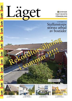Svensk fastighetsförmedling Oktober 2013 