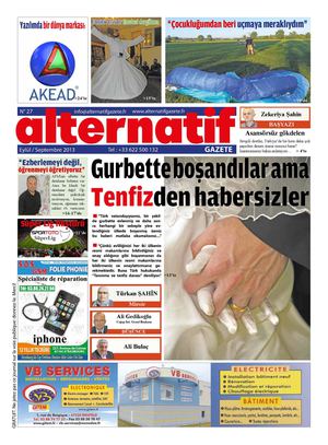 Alternatif Gazete_027_Eylül/Septembre 2013