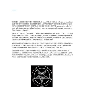 La Brujeria
