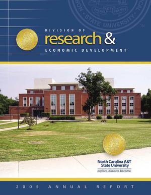 Division of Research & Economic Development Annual Report - NC A&T