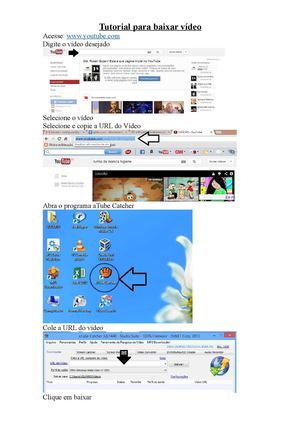 Tutorial para baixar vídeo