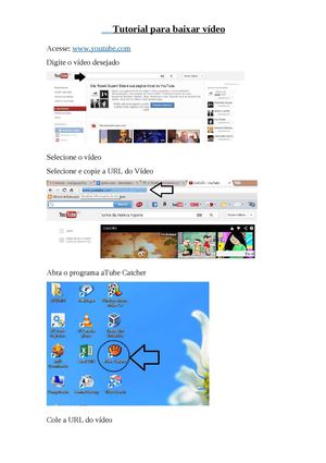 Tutorial para baixar vídeo