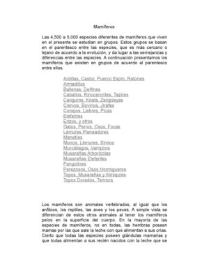 mamiferos