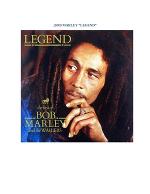 Bob Marley legend lyrics