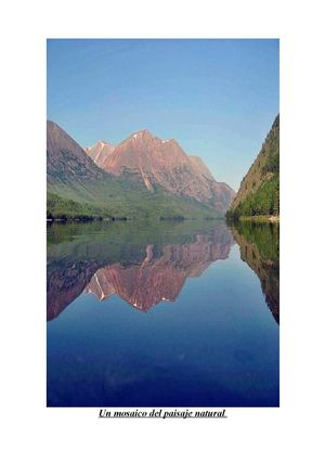 Un mosaico del paisaje natural