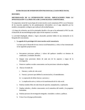 RESUMEN ESTRATEGIAS DE INTERVENCIÒN