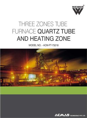 Three Zones Tube Furnace Quartz Tube and Heating Zone