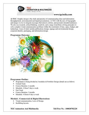 Graphic designing course syllabus Online