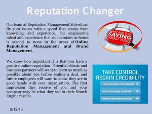 Reputation Changer