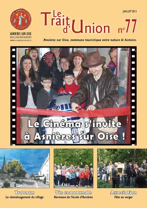 Trait d'Union n°77 - Juillet 2013