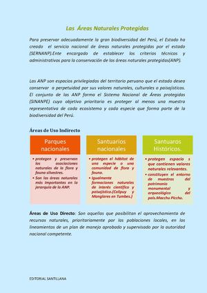 LAS ÁREAS NATURALES PROTEGIDAS