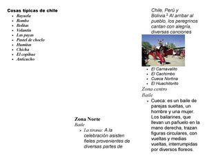 Cosas típicas de chile Manuel sanchez 8ªC