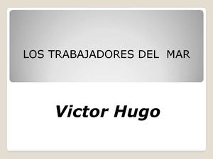 LOS TRABAJADORES DEL  MAR