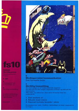 FS10 Dansk skriftlig prøve maj 2010