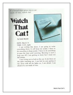 Watch that Cat!