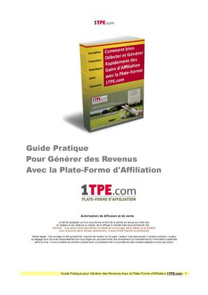 Le guide du plateforme de vente en ligne 1Tpe