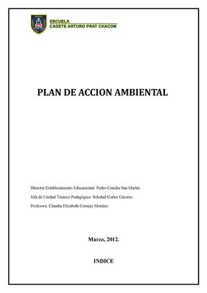 Plan de acciòn
