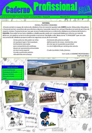 Jornal virtual - 1ª edição - Waquer Cavalcante Maia