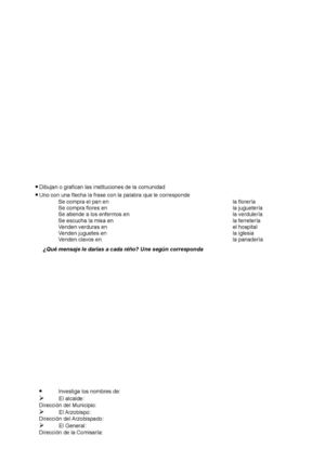 las instituciones de mi comunidad